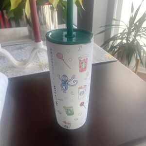 Roller Rabbit Holiday Tumbler